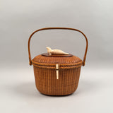 Vintage Whalers Craft Nantucket Basket Purse 1966