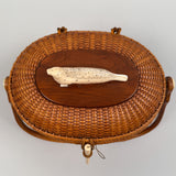 Vintage Whalers Craft Nantucket Basket Purse 1966