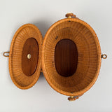 Vintage Whalers Craft Nantucket Basket Purse 1966
