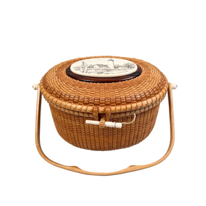 Vintage Nantucket Basket Purse by Martin Brown