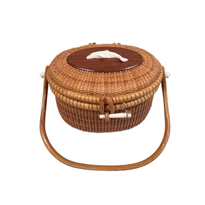 Vintage Nantucket Basket Purse by Terry Sylvia 1991