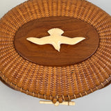 Vintage Nantucket Basket Purse by José Formoso Reyes 1967