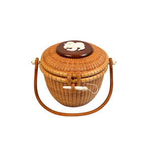Vintage Nantucket Basket Purse by Manny F Dias