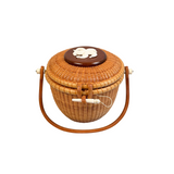 Vintage Nantucket Basket Purse by Manny F Dias
