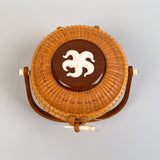 Vintage Nantucket Basket Purse by Manny F Dias