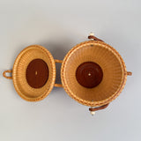 Vintage Nantucket Basket Purse by Manny F Dias