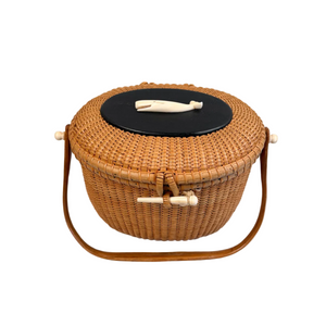 Vintage Nantucket Basket Purse by José Formoso Reyes 1959