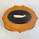 Vintage Nantucket Basket Purse by José Formoso Reyes 1959