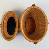 Vintage Nantucket Basket Purse by José Formoso Reyes 1959