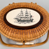 Vintage Nantucket Basket Purse by Gerald Brown