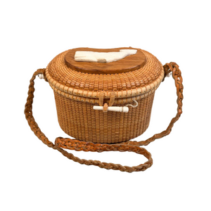 Vintage Nantucket Basket Purse by Martin Brown