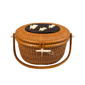 Vintage Nantucket Basket Purse by Stephen Gibbs