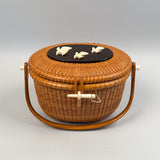 Vintage Nantucket Basket Purse by Stephen Gibbs
