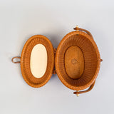 Vintage Nantucket "Cocktail" Basket Purse by The Wooden Jug 1967