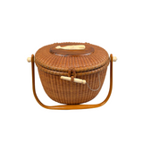 Vintage Nantucket Basket Purse by John Elder 1969