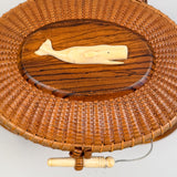 Vintage Nantucket Basket Purse by John Elder 1969
