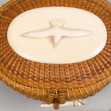 Vintage Nantucket "Cocktail" Basket Purse by WM.+J. Reis 1975