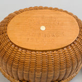 Vintage Nantucket "Cocktail" Basket Purse by WM.+J. Reis 1975