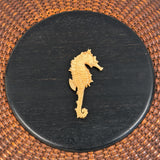 Vintage Round Nantucket Basket Purse by José Formoso Reyes