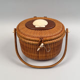 Vintage Nantucket Basket Purse by Maureen Reed 1986