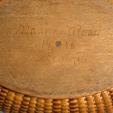 Vintage Nantucket Basket Purse by Maureen Reed 1986