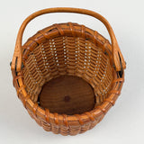 Antique Nantucket "Egg" Basket by Ferdinand Sylvaro