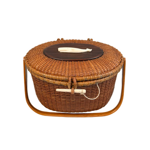 Vintage Nantucket Basket Purse by Sherwin Boyer