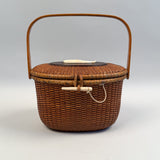 Vintage Nantucket Basket Purse by Sherwin Boyer