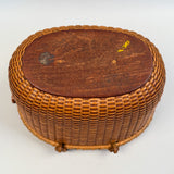 Vintage Nantucket Basket Purse by Sherwin Boyer
