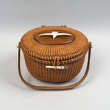 Vintage Nantucket Basket Purse by WM. & J Reis. 1974