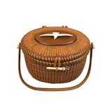 Vintage Nantucket Basket Purse by WM. & J Reis. 1974