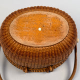 Vintage Nantucket Basket Purse by WM. & J Reis. 1974