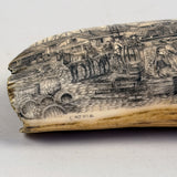 Vintage Scrimshaw Tooth by Lajoie