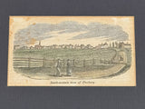 Antique Print of Duxbury Massachesetts