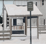 "Defunct Popcorn Stand" Painting by John Austin