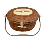 Vintage Nantucket "Cocktail" Basket purse by José Formoso Reyes