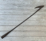 Antique James Durfee Single Flue Whaling Harpoon from Whaleship Leonidas