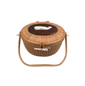 Vintage Nantucket "Cocktail" Basket Purse by José Formoso Reyes
