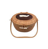Vintage Nantucket "Cocktail" Basket Purse by José Formoso Reyes