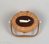Vintage Nantucket "Cocktail" Basket Purse by José Formoso Reyes