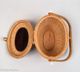 Vintage Nantucket "Cocktail" Basket Purse by José Formoso Reyes