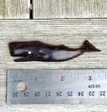 Nantucket Basket Ornament - Ebony Sperm Whale