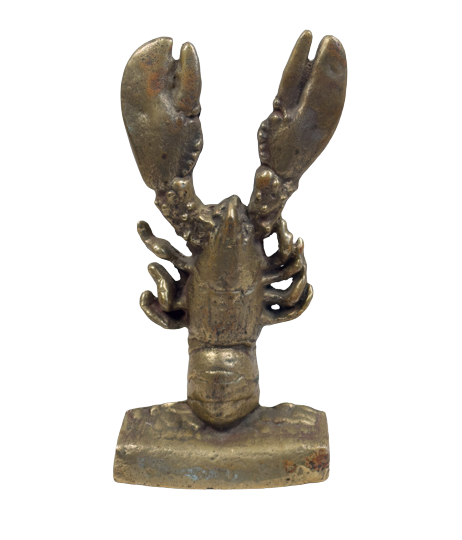 Antique Brass Lobster Doorstop – Paul Madden Antiques