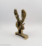 Antique Brass Lobster Doorstop