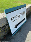 Authentic Vintage Martha's Vineyard "Edgartown" Road Sign