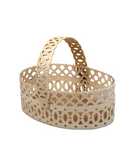 Antique Scrimshaw Panbone Basket