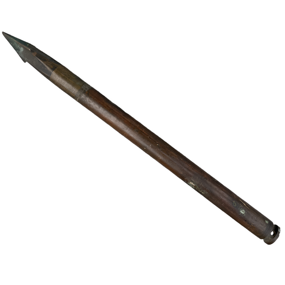 Antique Brown Whaling Bomb Lance