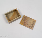 Antique Chinese Export Soapstone Box with Ship