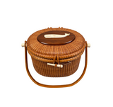 Vintage Nantucket Basket Purse by Paul Whitten 1971