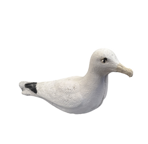 Vintage Cast Cement Seagull Garden Ornament